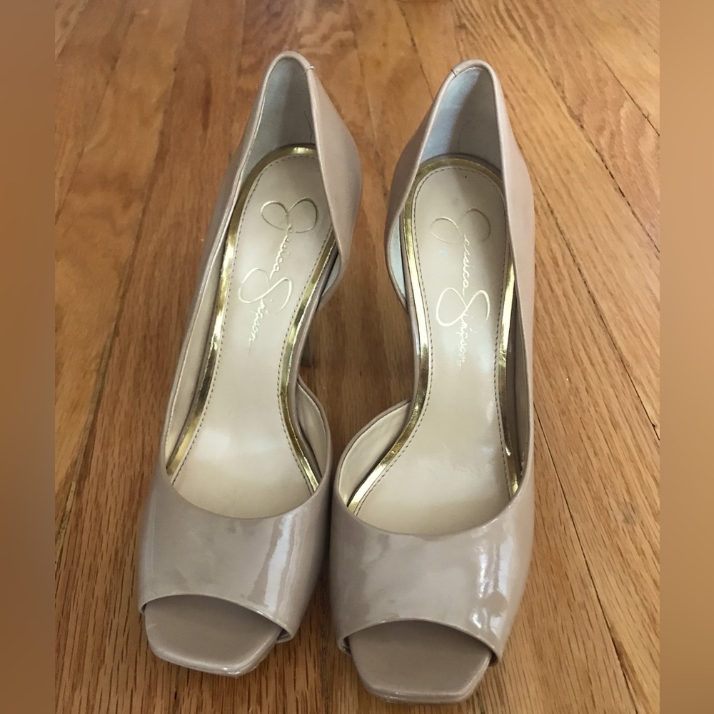 COPY - Nude half d’Orsay 4” heel.